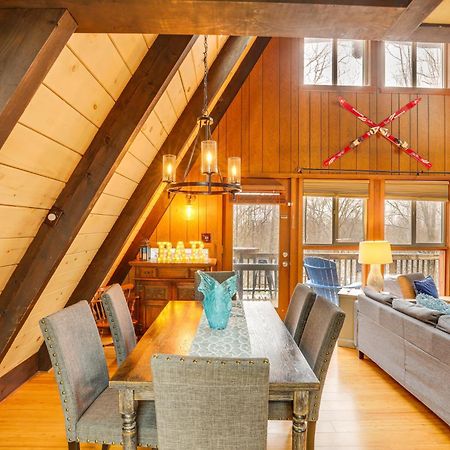 A-Frame Cabin With Hot Tub 1 Mi To Beech Mountain! Extérieur photo