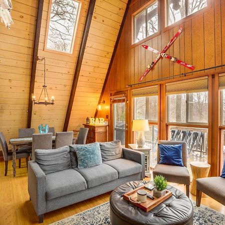 A-Frame Cabin With Hot Tub 1 Mi To Beech Mountain! Extérieur photo