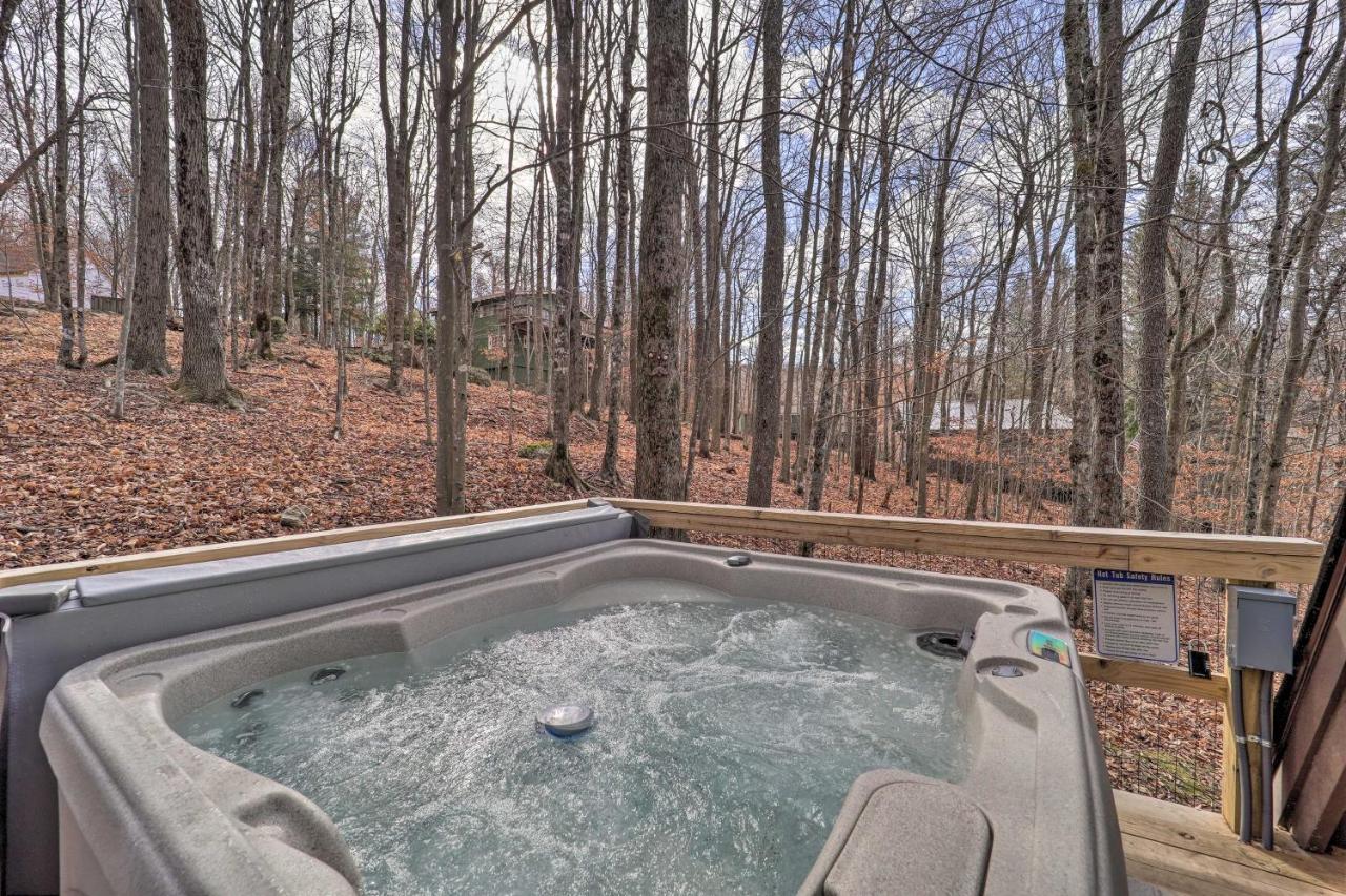 A-Frame Cabin With Hot Tub 1 Mi To Beech Mountain! Extérieur photo