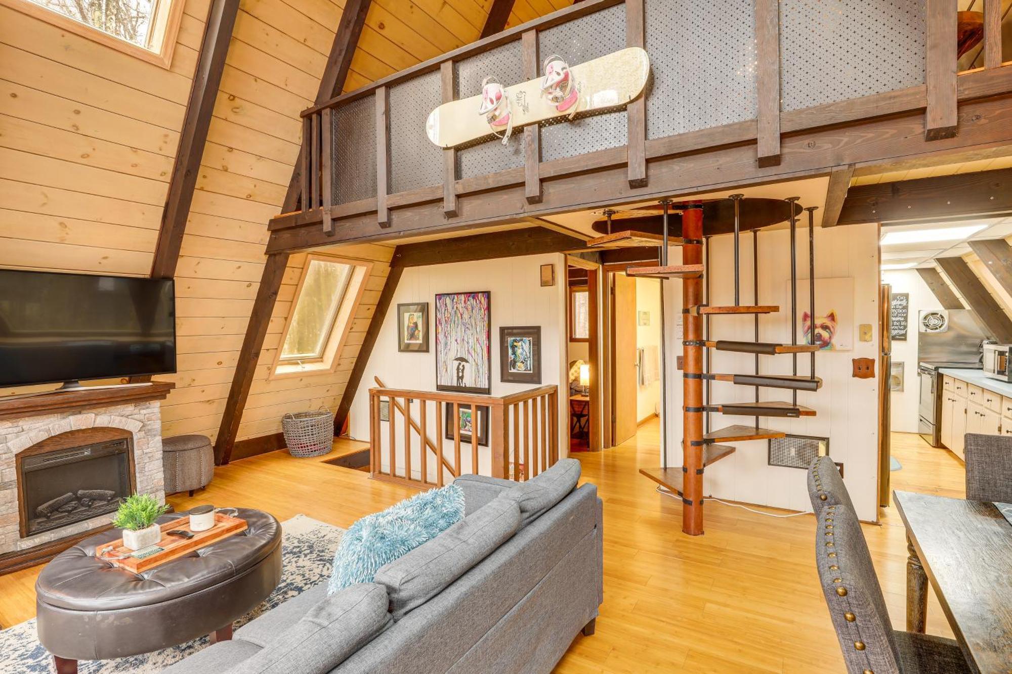 A-Frame Cabin With Hot Tub 1 Mi To Beech Mountain! Extérieur photo